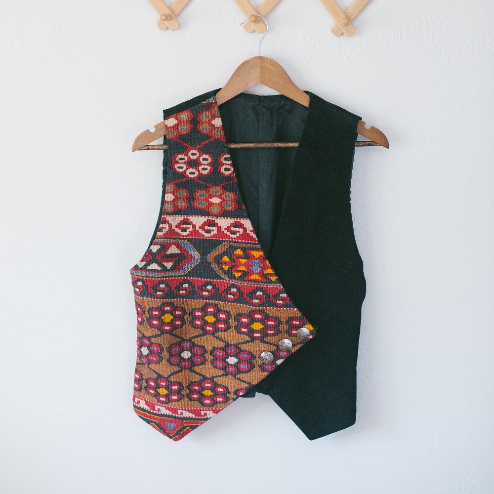 Vintage Tapestry Vest